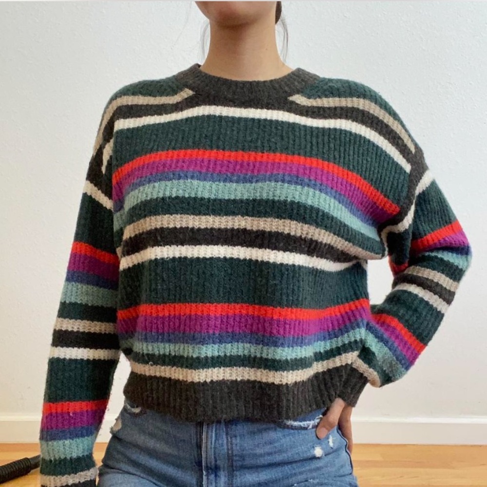 AE Striped pullover sweater